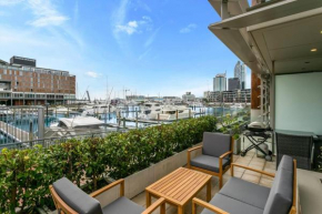 Elegant & sunny living with stunning marina views